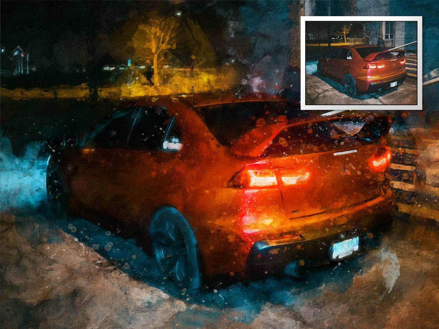 Custom Car Portrait