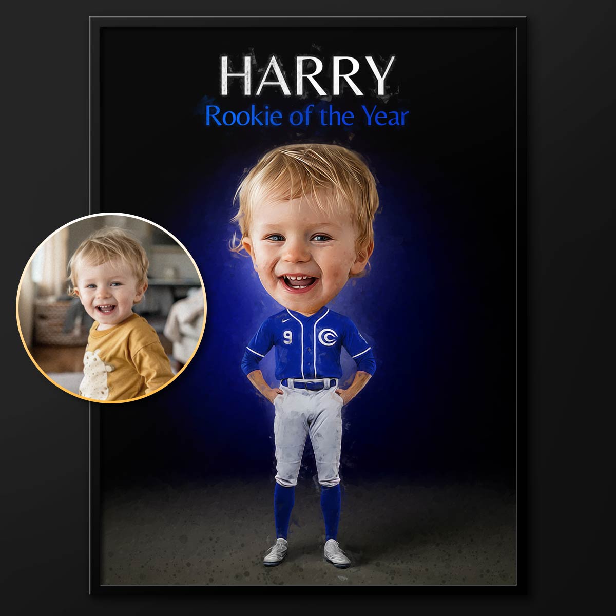 The Athlete - Custom Child Caricature