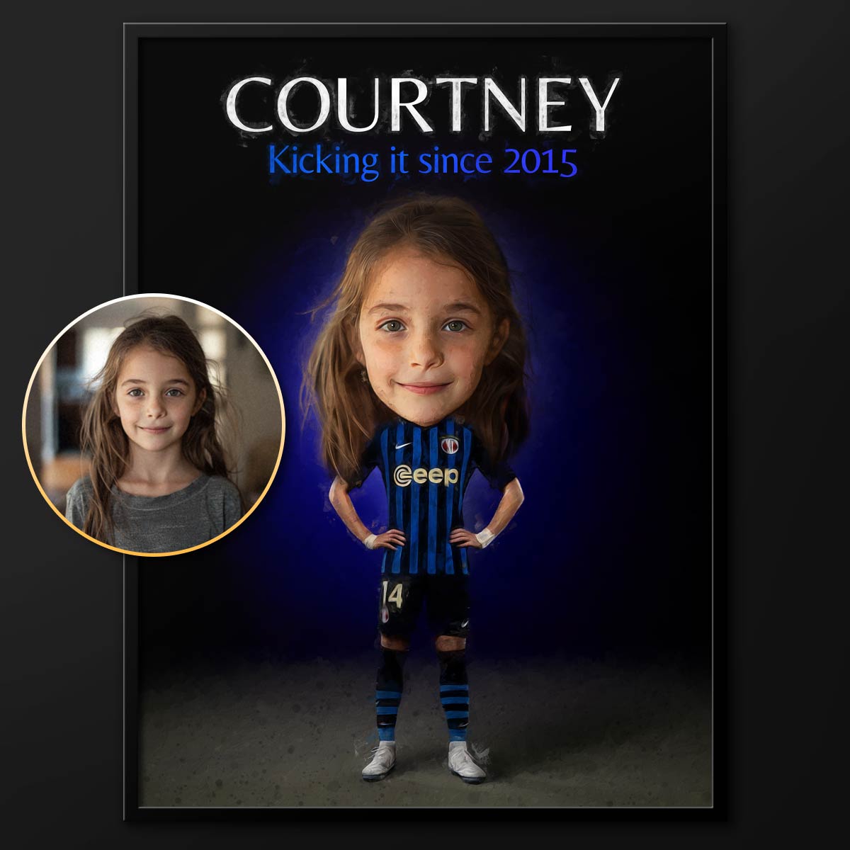 The Athlete - Custom Child Caricature