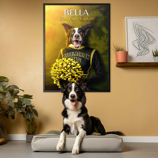 Appalachian State - Cheerleader Pet Portrait