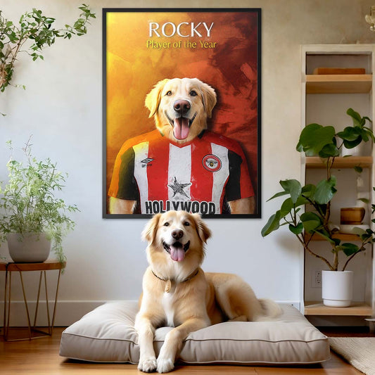 Brentford - Football Pet Portrait