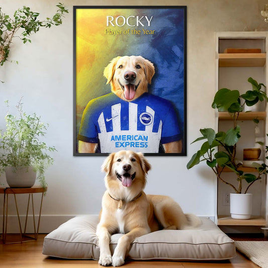 Brighton - Football Pet Portrait