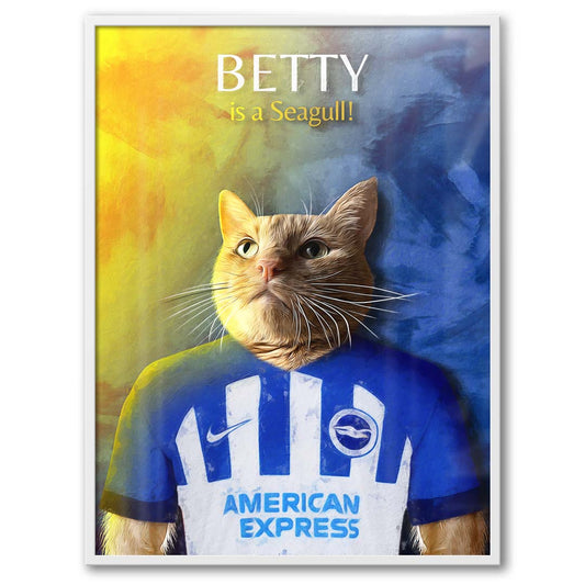 Brighton - Football Pet Portrait