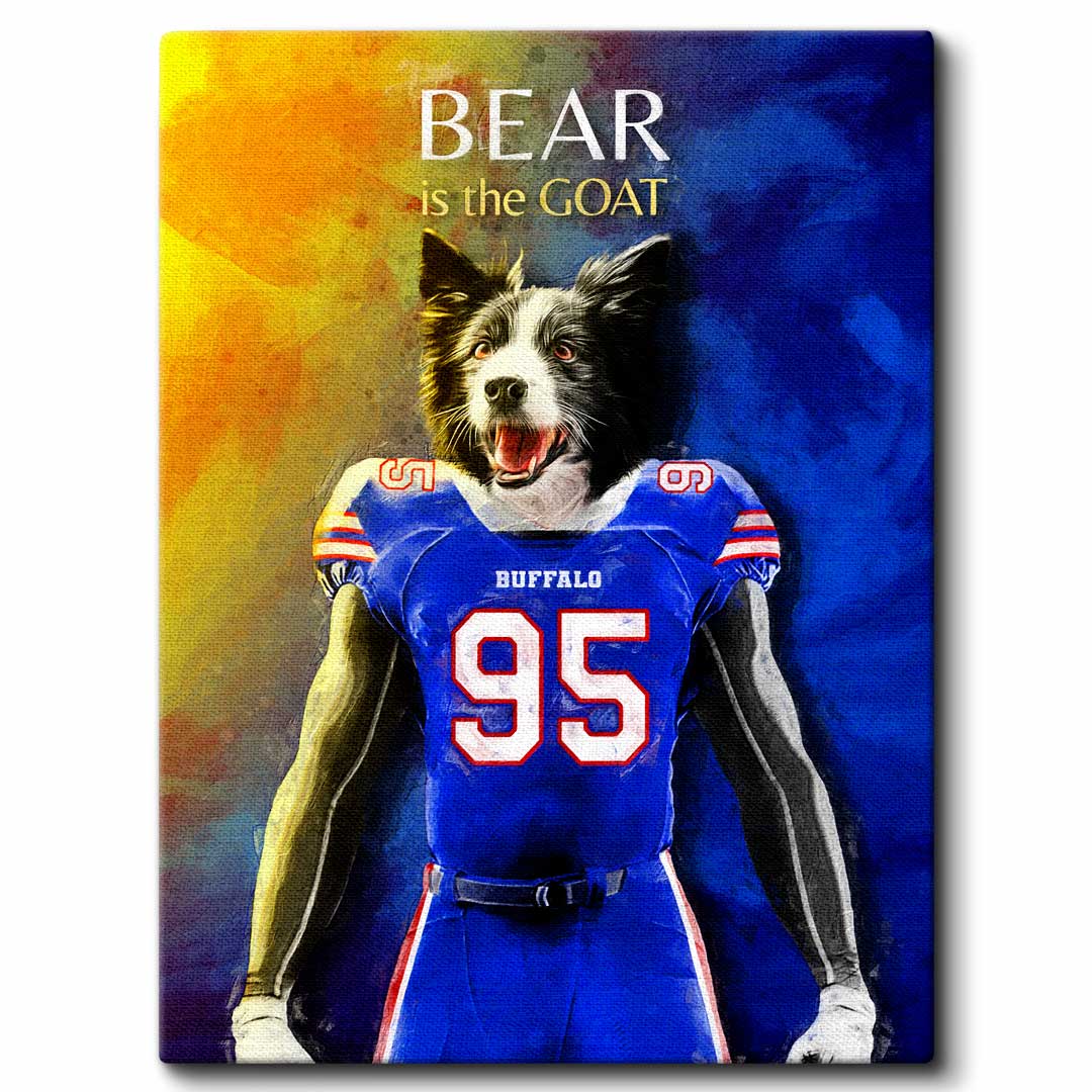 Buffalo - Football Pet Portrait