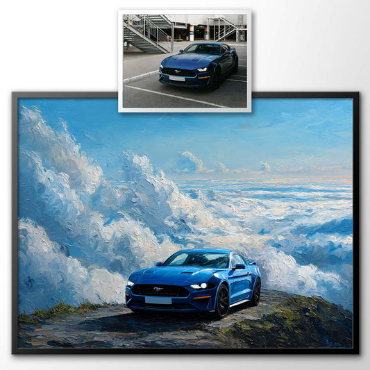 Above Clouds - Custom Car Portrait