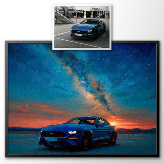 Infinite Starfield - Custom Car Portrait