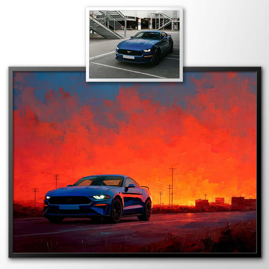 Rusty Trail - Custom Car Portrait