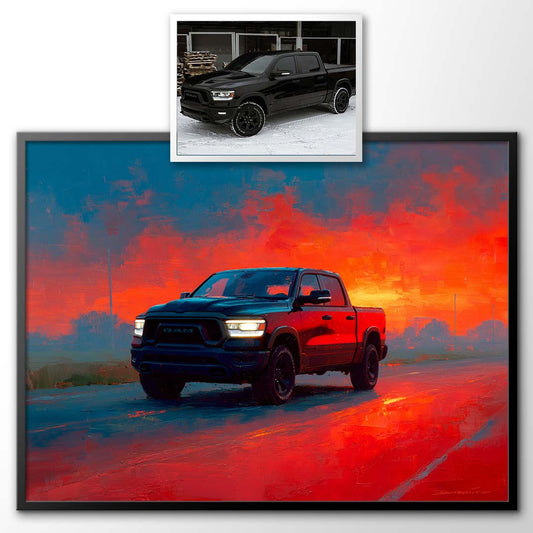 Rusty Trail - Custom Car Portrait