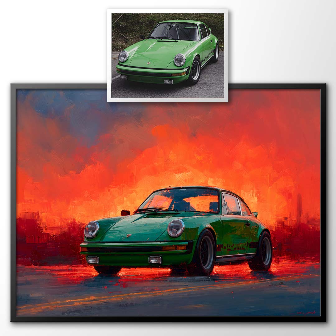 Rusty Trail - Custom Car Portrait