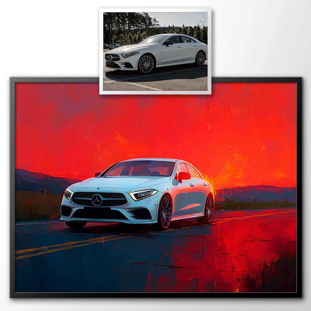 Rusty Trail - Custom Car Portrait