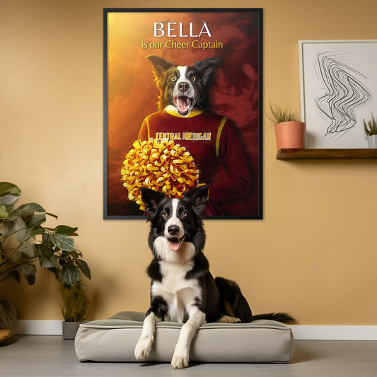 Central Michigan - Cheerleader Pet Portrait
