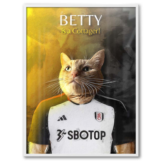 Fulham - Football Pet Portrait