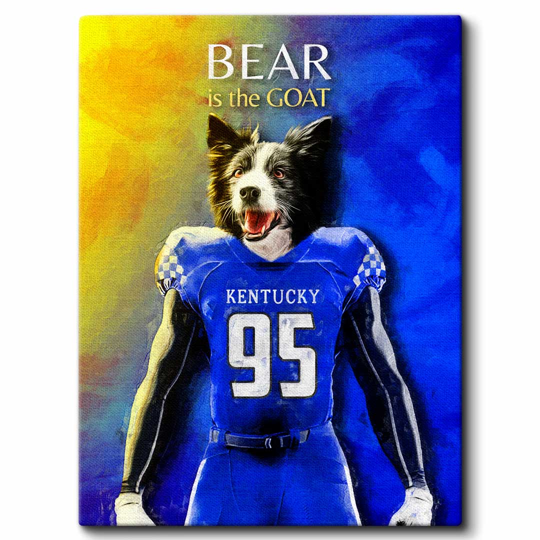 Kentucky - Football Pet Portrait