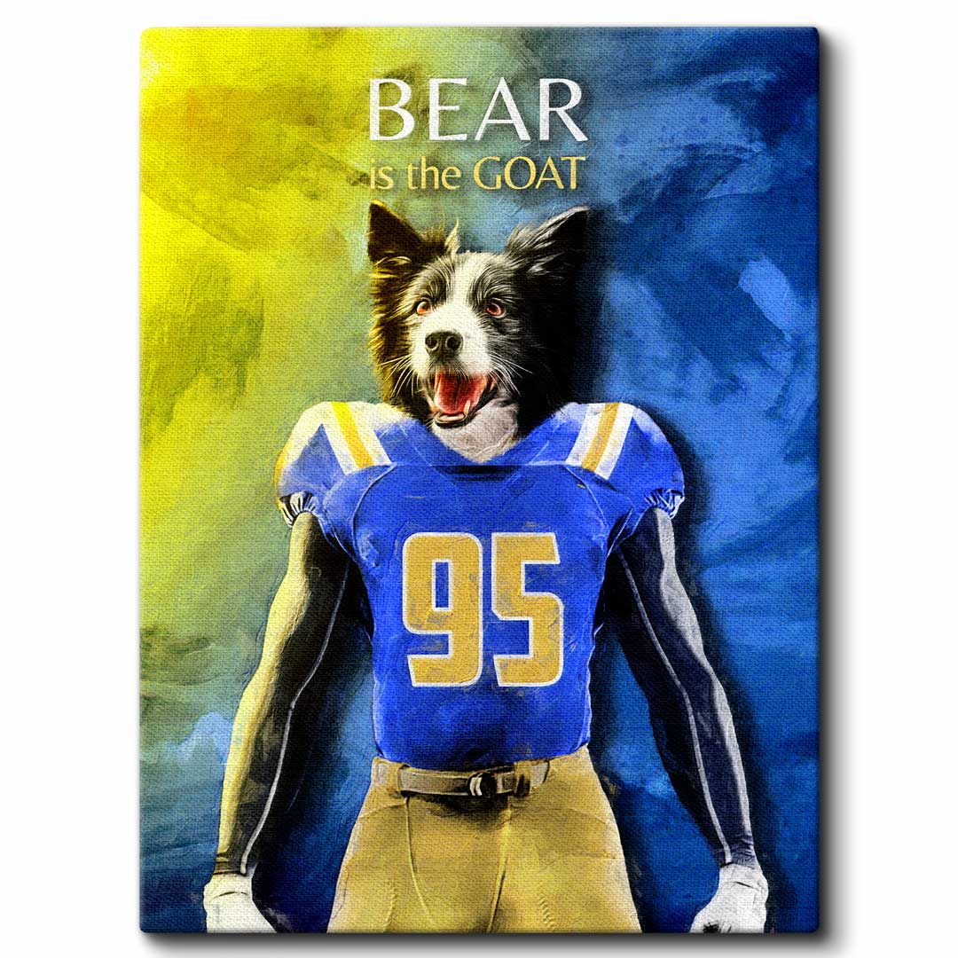Los Angeles - Football Pet Portrait