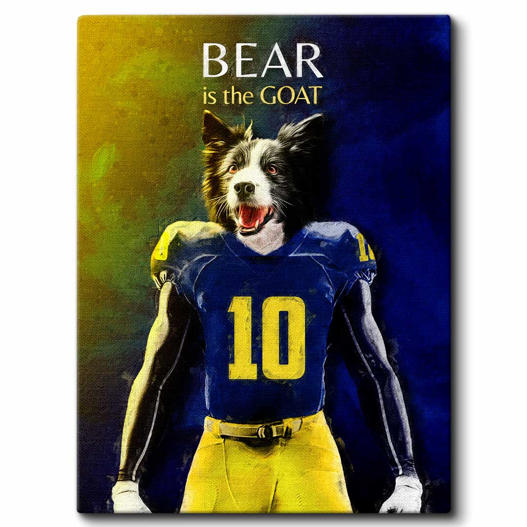 Michigan - Football Pet Portrait