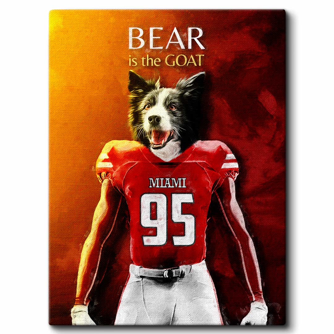 Miami (Ohio) - Football Pet Portrait