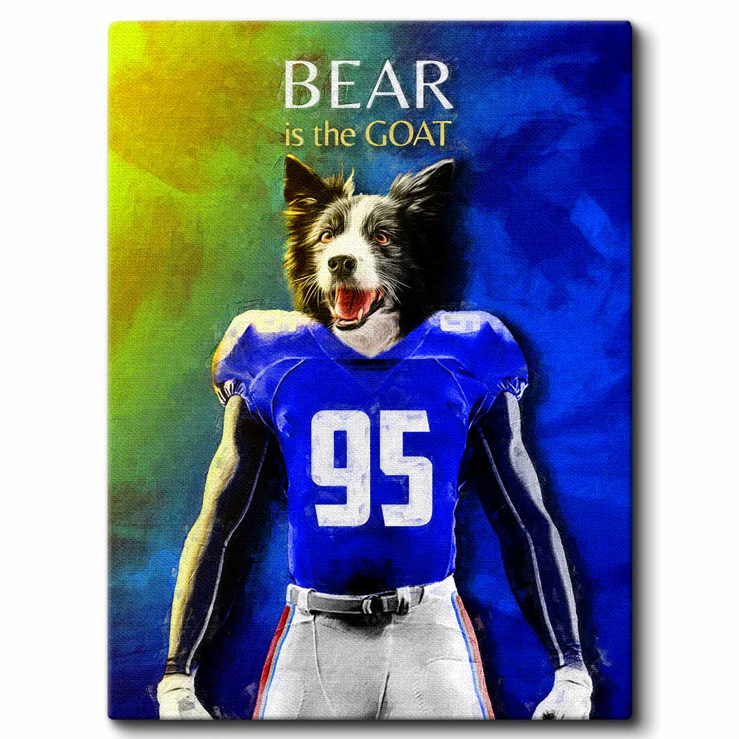 New York - Football Pet Portrait