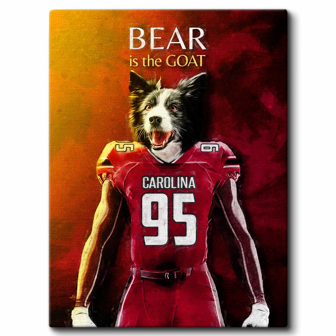 South Carolina - Football Pet Portrait
