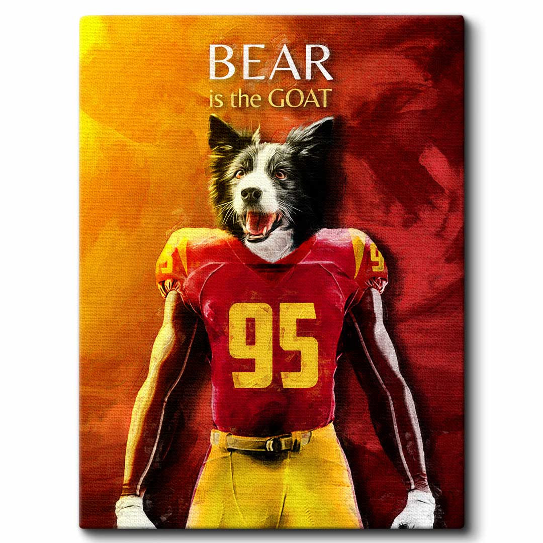 Southern California - Football Pet Portrait