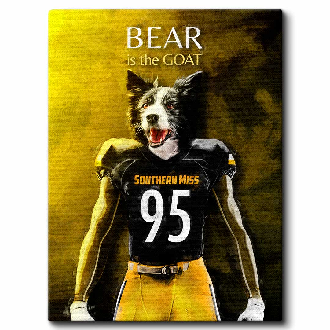 Southern Mississippi - Football Pet Portrait