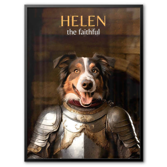 The Knight - Classic Pet Portrait