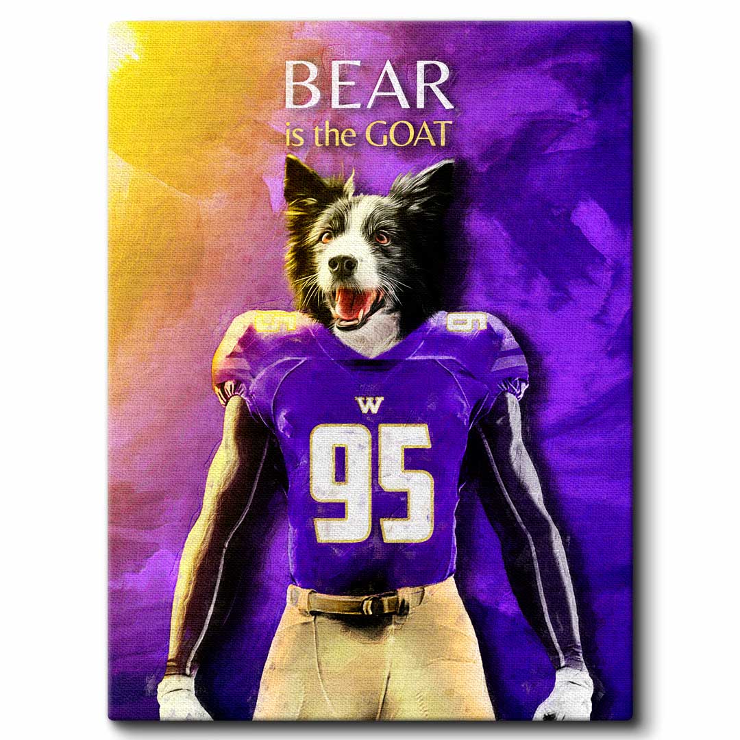 Washington - Football Pet Portrait