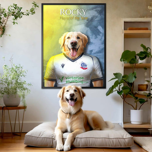 Bolton - Football Pet Portrait