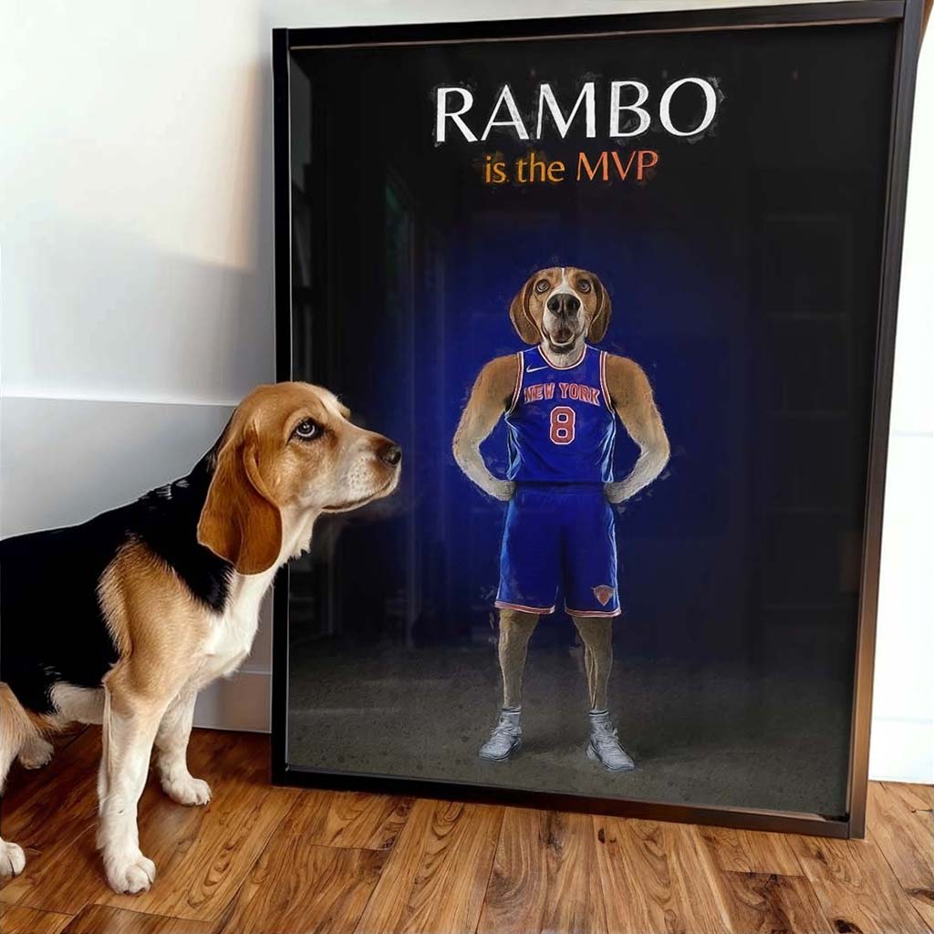 The Athlete - Custom Pet Portrait