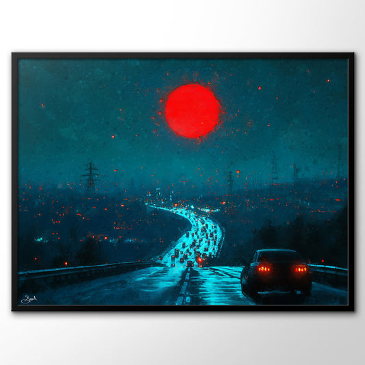 L'Autoroute Écarlate - Limited Edition Artworks