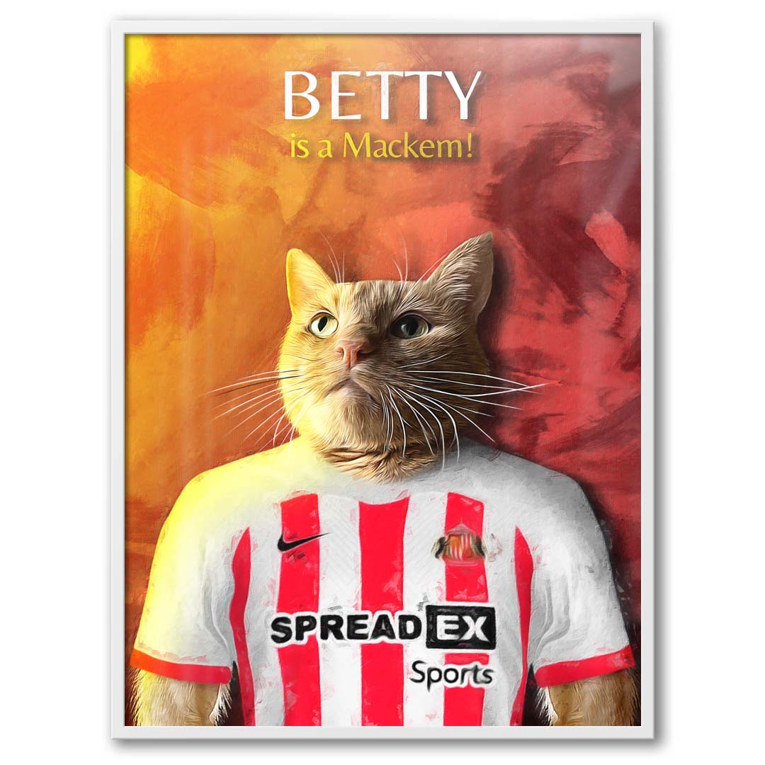 Sunderland - Football Pet Portrait