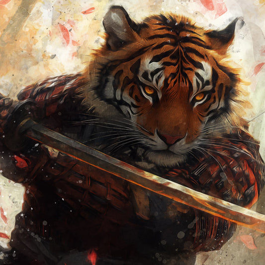 Tiger Samurai - Limited Edition Artworks