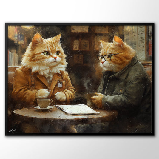 Caffeine Catties - Limited Edition Artworks
