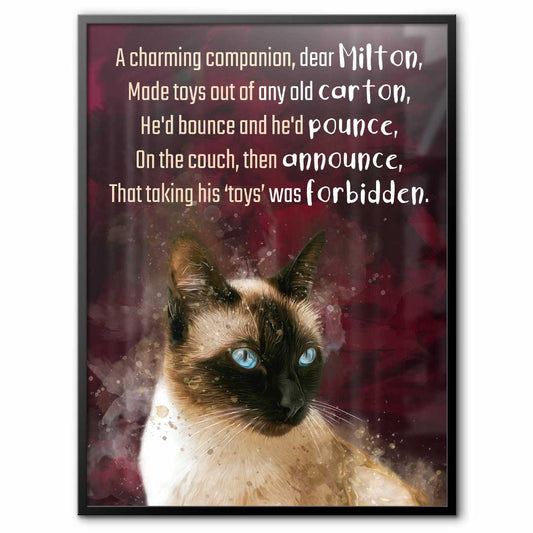 Cat Limerick - Custom Pet Poetry