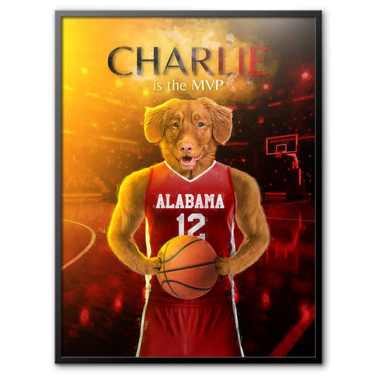 Alabama - Basketball Pet Portrait