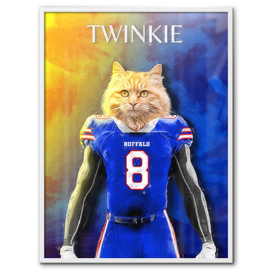 Buffalo - Football Pet Portrait