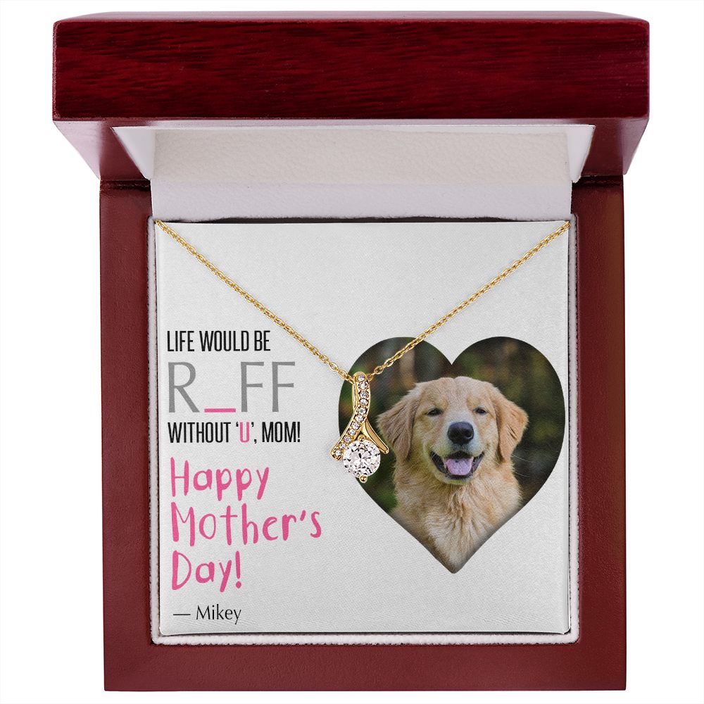 R_ff Without 'U' - Custom Card Necklace