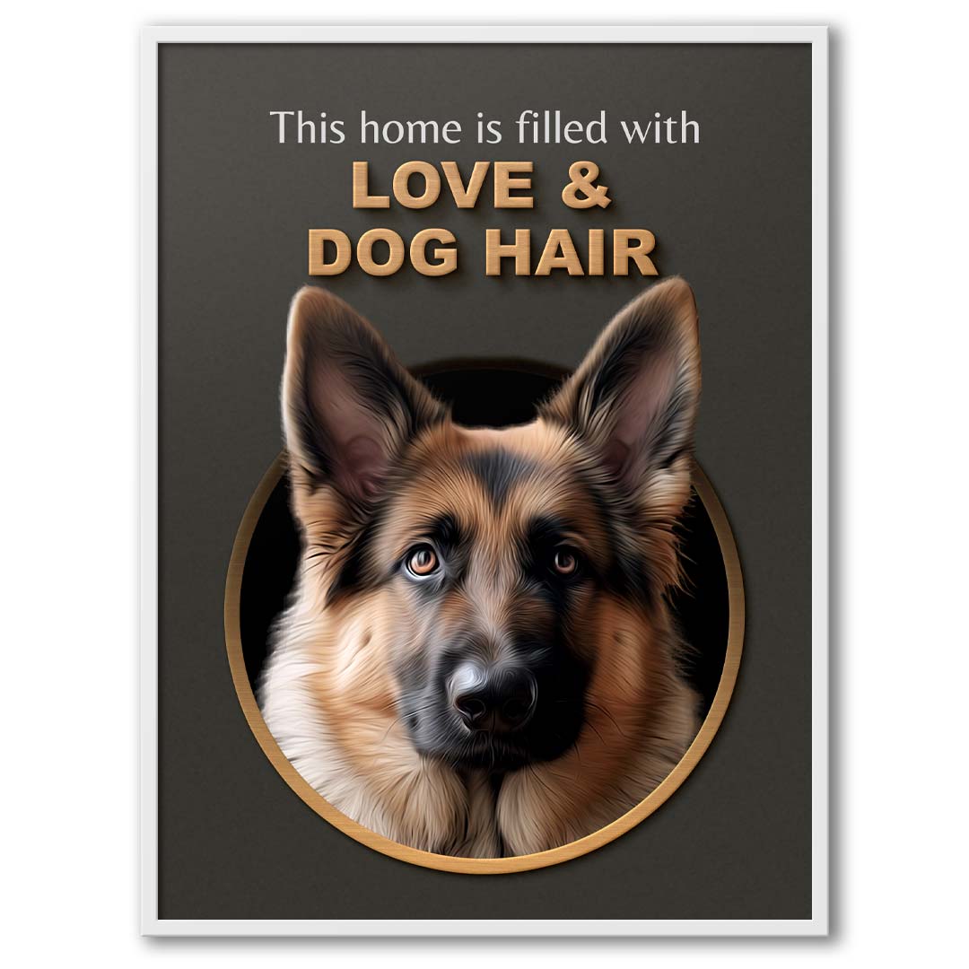 Love & Dog Hair - Custom Dog Portrait