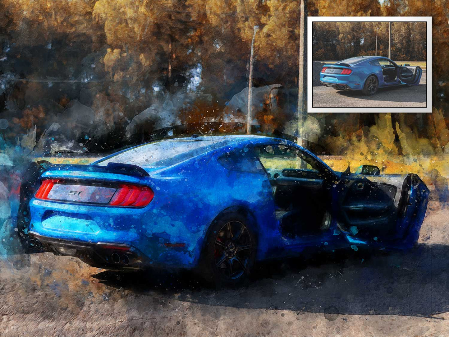 Custom Car Portrait