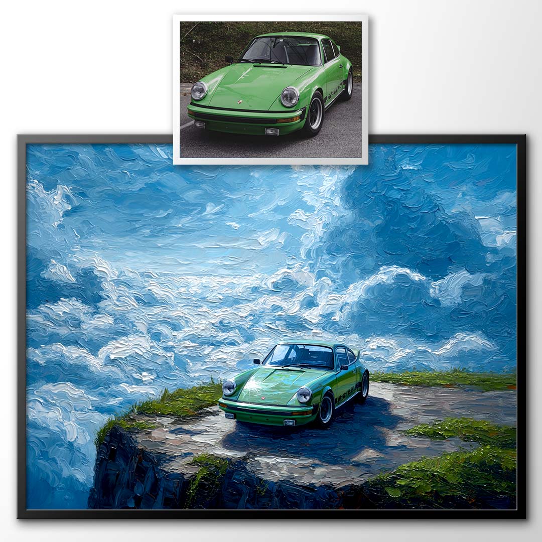 Above Clouds - Custom Car Portrait