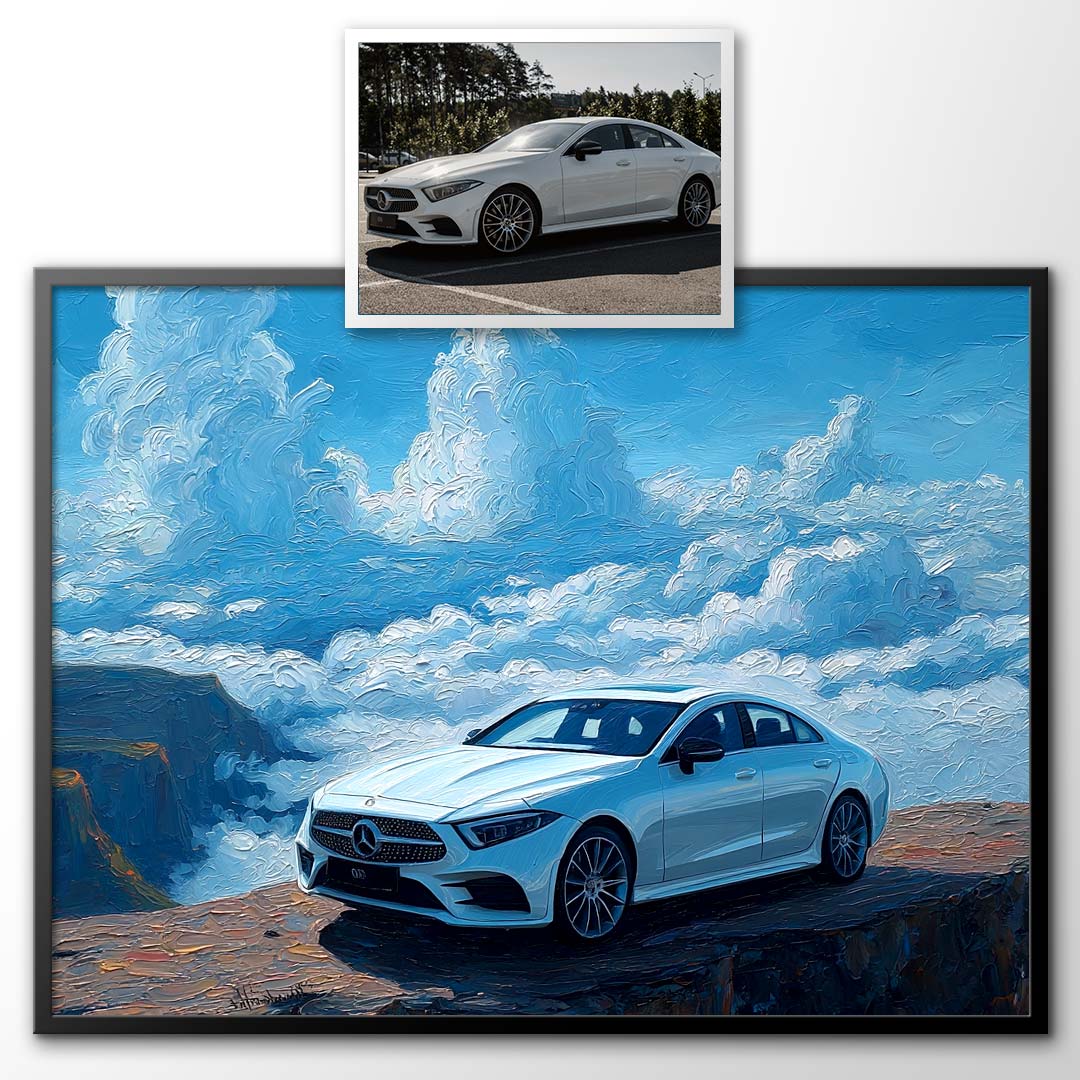 Above Clouds - Custom Car Portrait