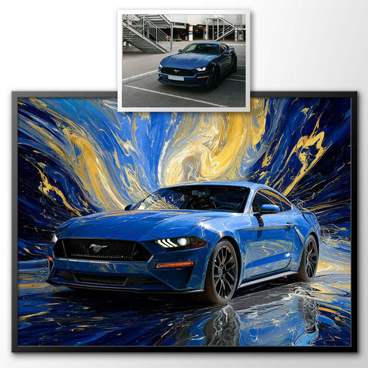 Abstract Energy - Custom Car Portrait