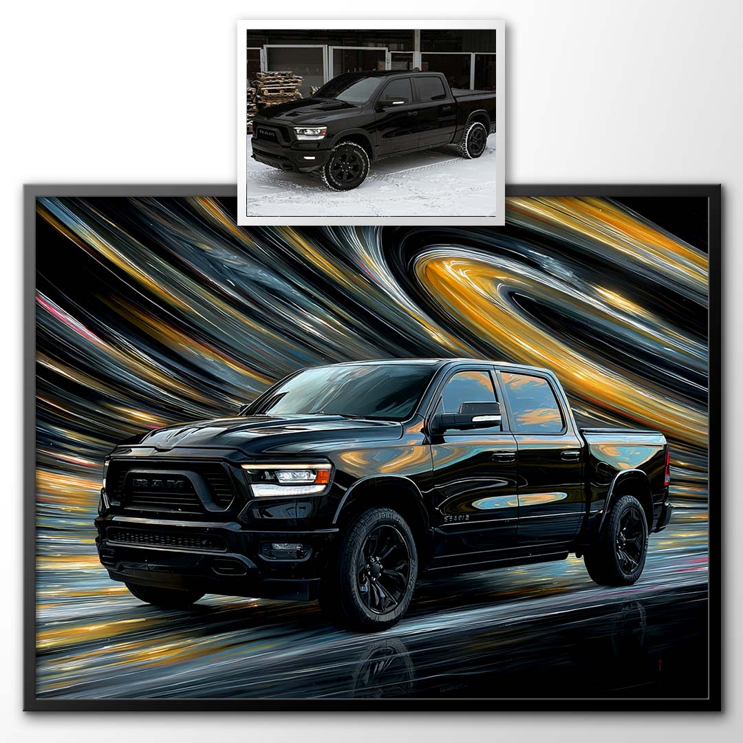 Abstract Energy - Custom Car Portrait