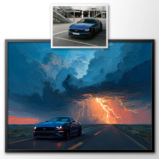 Thunder Clap - Custom Car Portrait