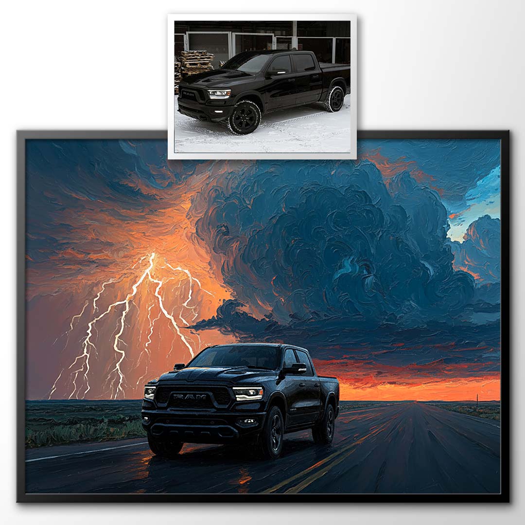 Thunder Clap - Custom Car Portrait
