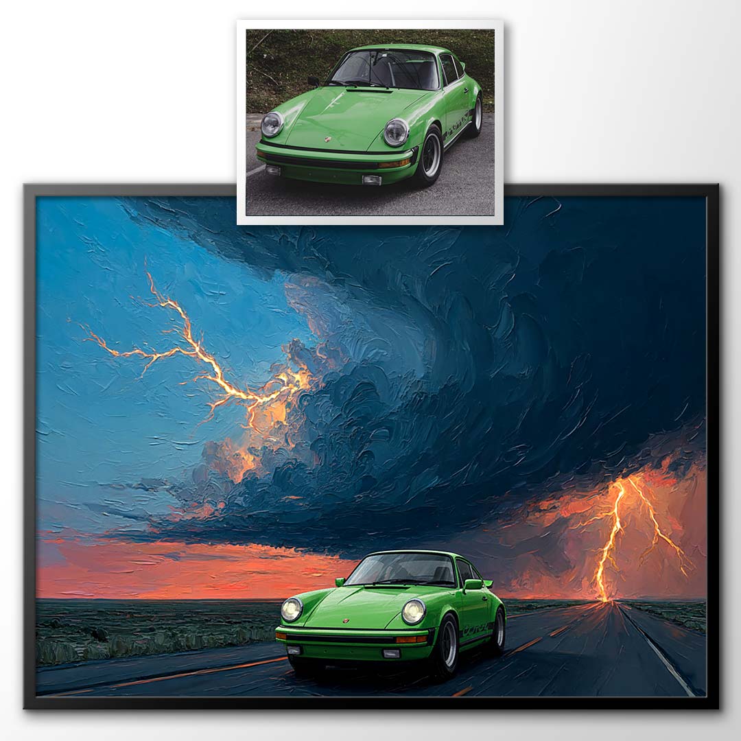 Thunder Clap - Custom Car Portrait