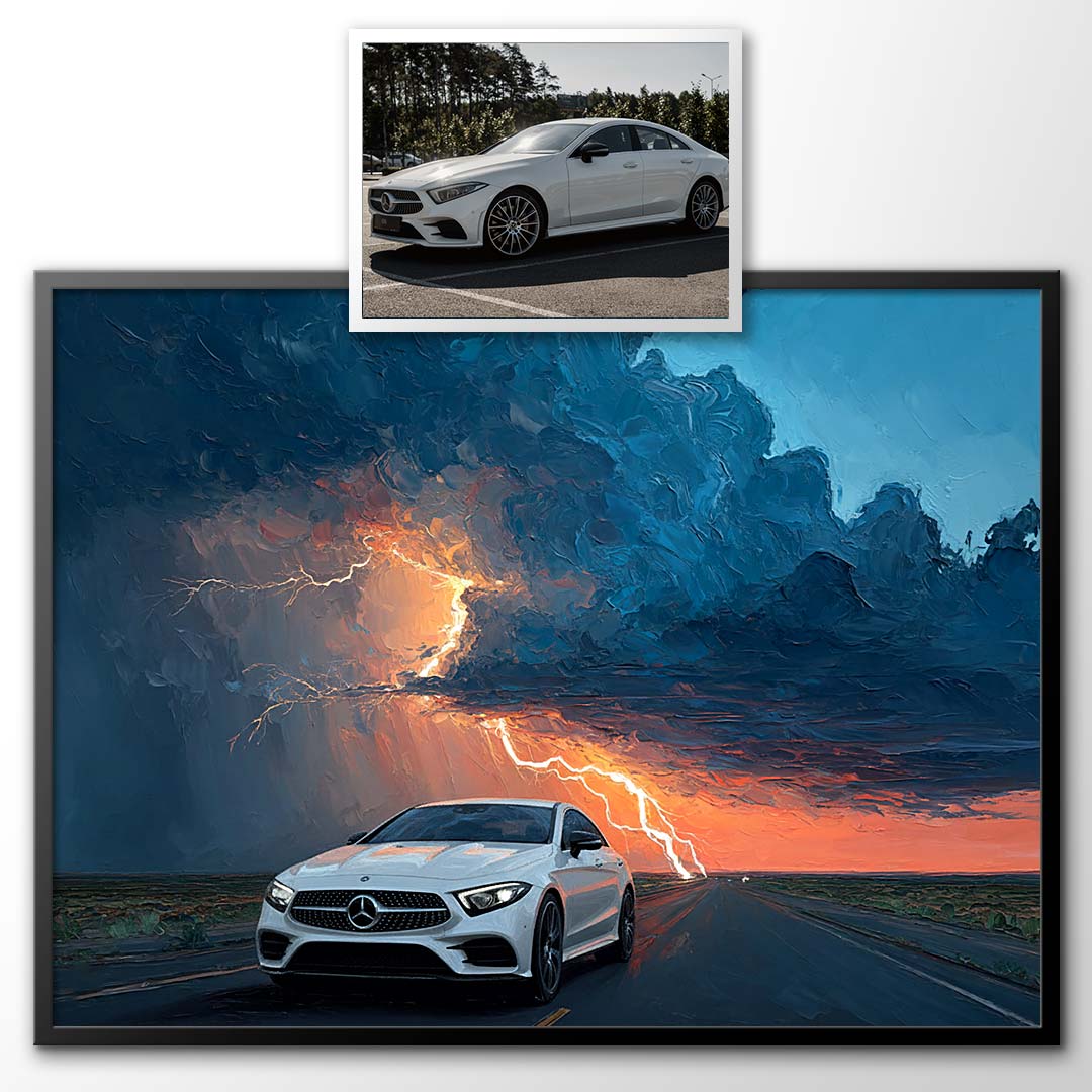 Thunder Clap - Custom Car Portrait