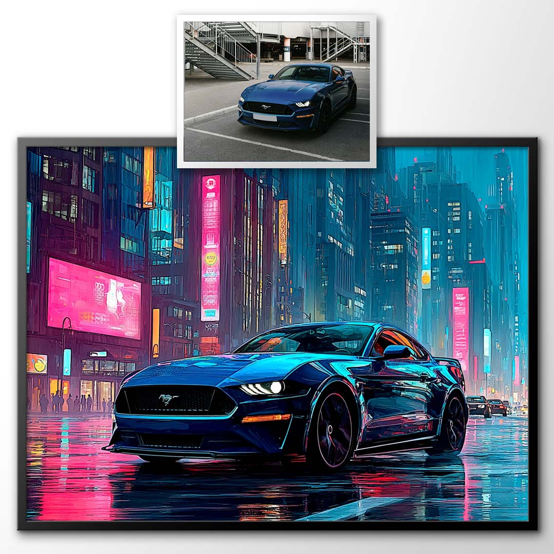 Urban Nights - Custom Car Portrait