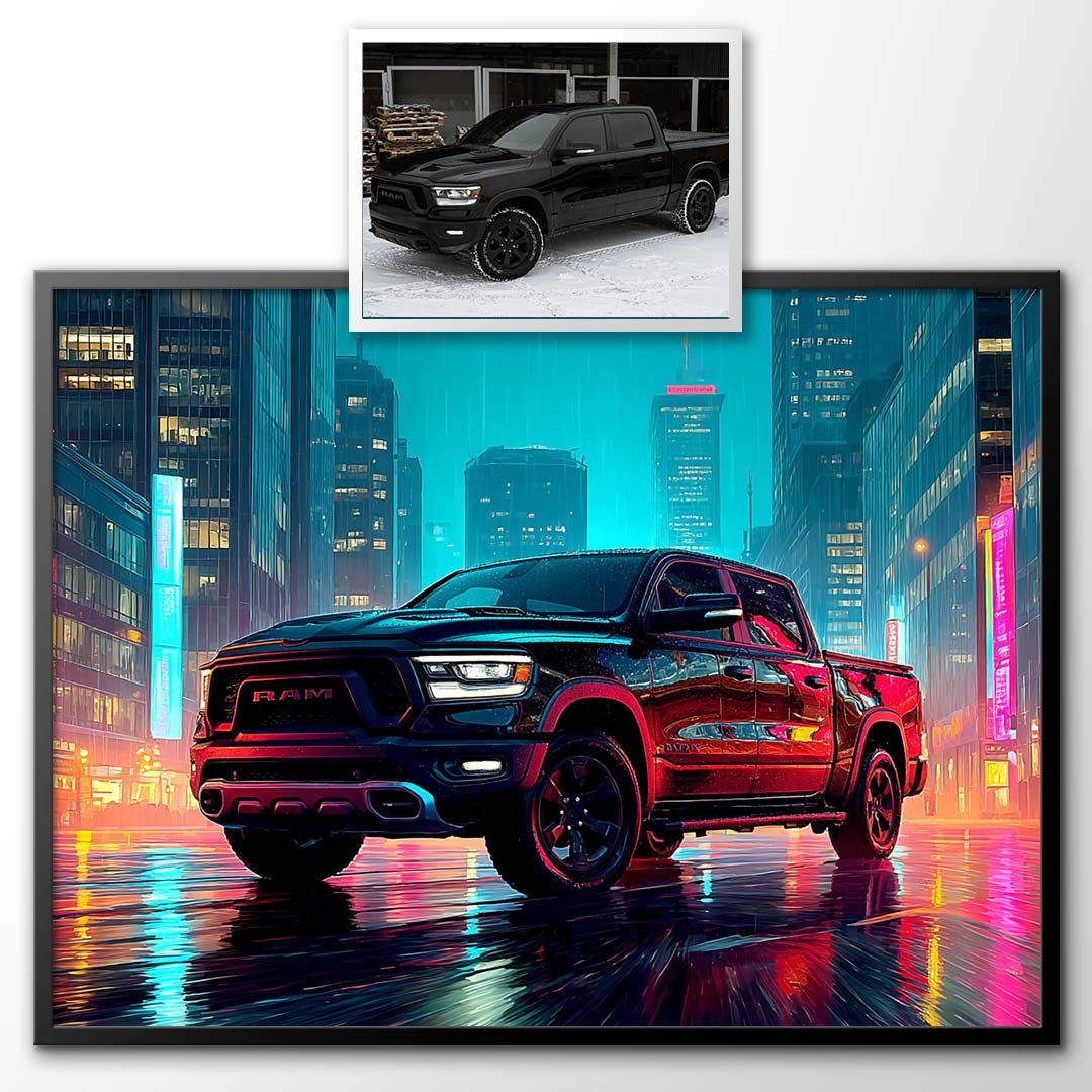 Urban Nights - Custom Car Portrait