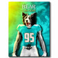 Miami - Football Pet Portrait