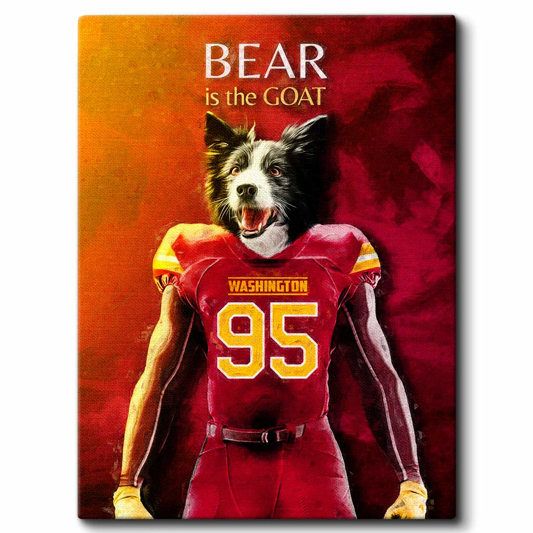 Washington - Football Pet Portrait